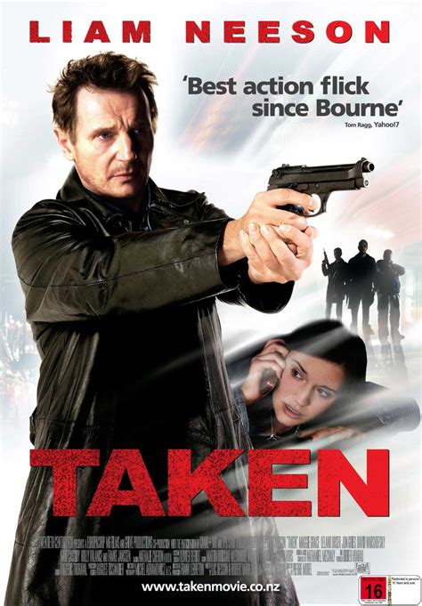  Taken is a film directed by Pierre Morel with Liam Neeson, Maggie Grace, Famke Janssen, Leland Orser .... Year: 2008. Original title: Taken. Synopsis: When his estranged daughter Kim (Maggie Grace) is kidnapped in Paris, a former spy and special agent, Bryan Mills (Liam Neeson), sets out to find her at any cost. 